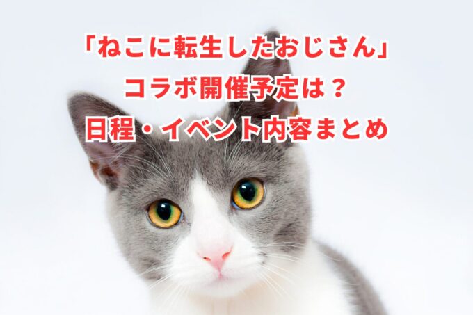 「ねこに転生したおじさん」コラボ開催予定は？日程・イベント内容まとめ